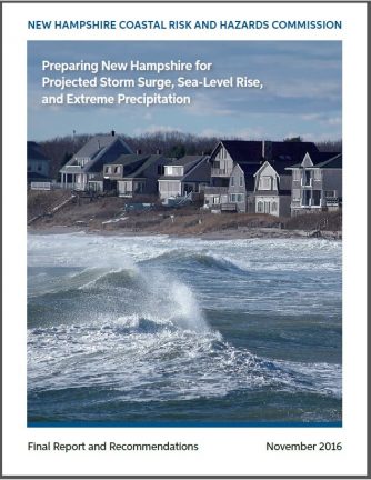 Cover of NH Coastal Risks and Hazards Commission report