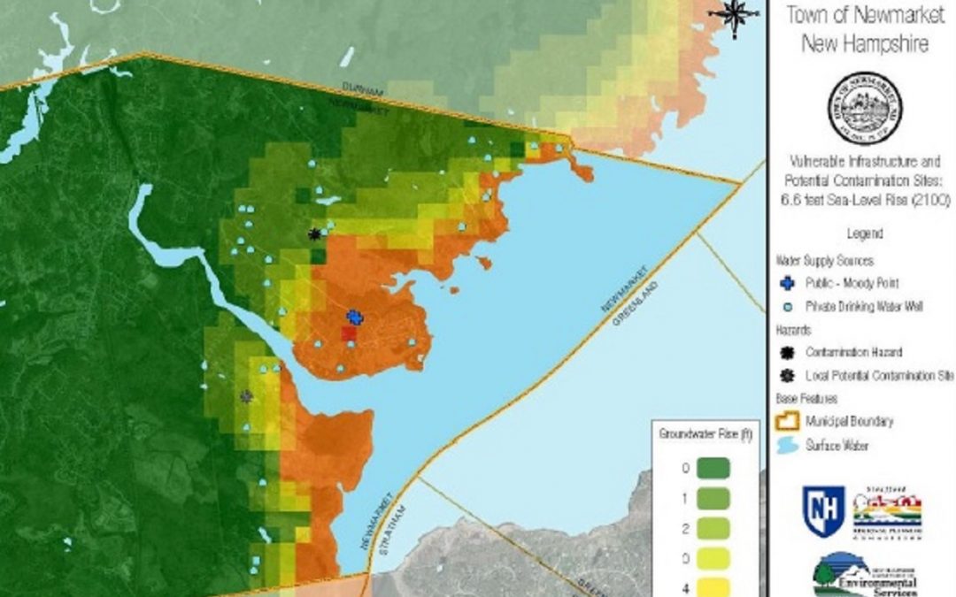 Groundwater rise modeling to understand saltwater intrusion and drinking water impacts in Newmarket