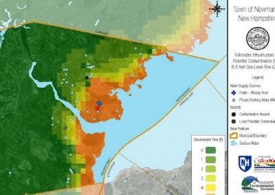 Groundwater rise modeling to understand saltwater intrusion and drinking water impacts in Newmarket