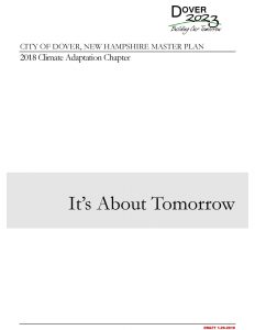 Dover master plan chapter cover