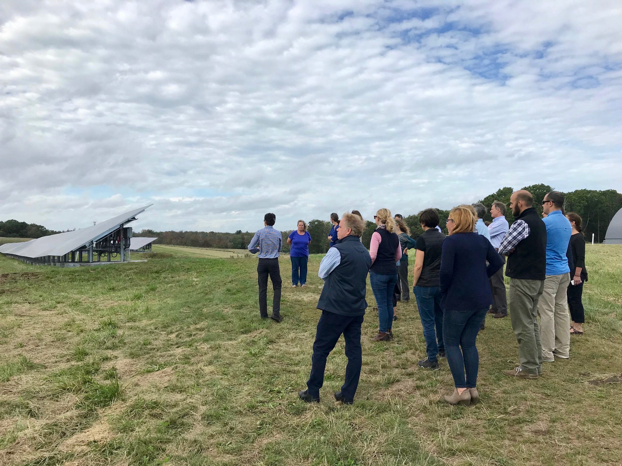 Visiting South Portland's solar array