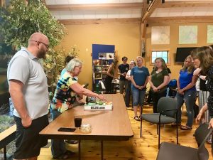 Teachers present their resilient and sustainable building