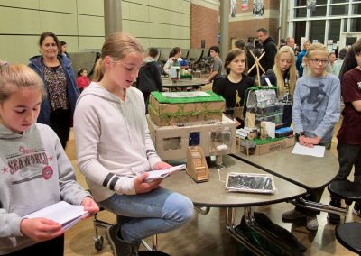 Students describe their resilient and sustainable house