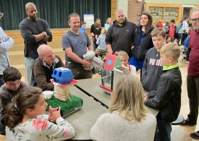 Students describe their resilient and sustainable house