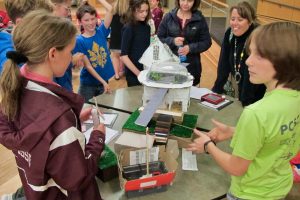 Students describe their resilient and sustainable house