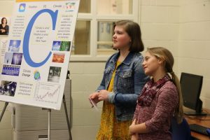 Climate in the classroom - Oyster River middle school students, poster presentations