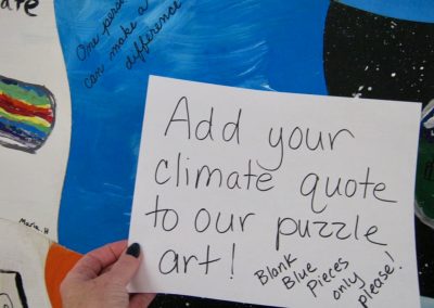 Climate art project, Climate in the Classroom - Sunapee 6th grade, 2020