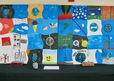 Climate art project, Climate in the Classroom - Sunapee 6th grade, 2020