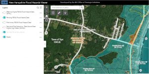 Screenshot of the Flood Hazards Viewer