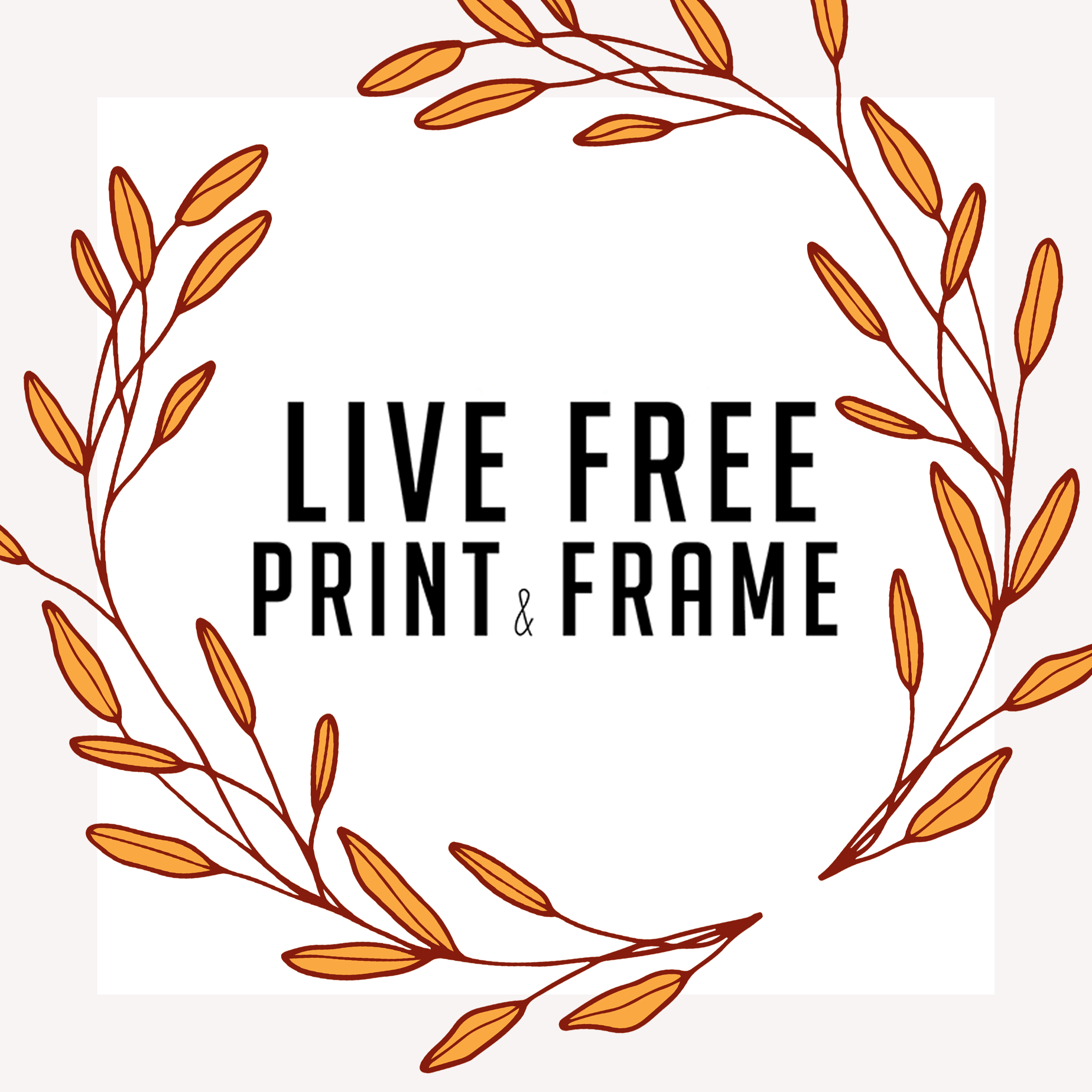 Live Free Print & Frame logo