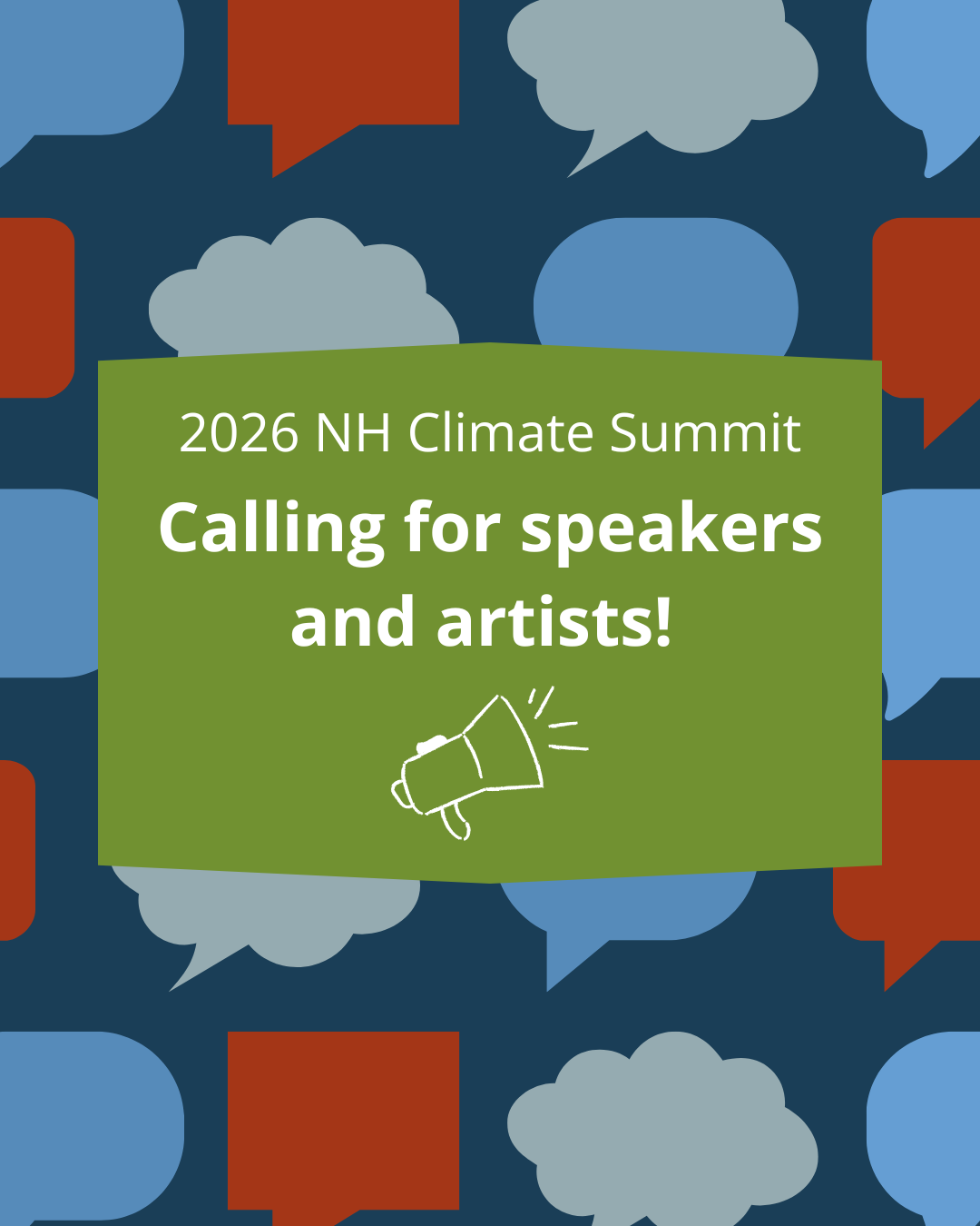 2026 NH Climate Summit: Calling for speakers and artists!