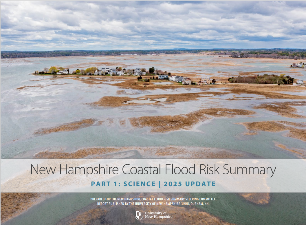 The title page of the NH Coastal Flood Risk Summary: Part 1 Science. 