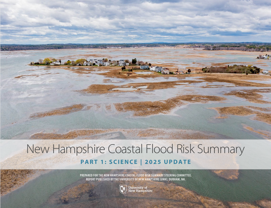 Cover page of the New Hampshire Coastal Flood Risk Summary, Part 1: Science